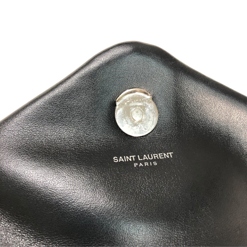 Saint Laurent- Lulu Backpack Medium Calf Leather Rucksack Daypack Black