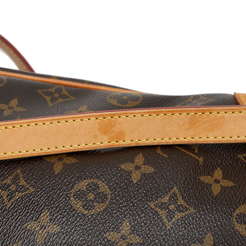 Louis Vuitton Monogram Odeon PM Crossbody Shoulder Bag Brown