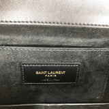 Saint Laurent- Gauche Calf Black Tote Bag