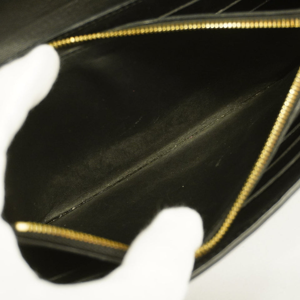 Louis Vuitton Bifold Long Wallet Monogram Pattern Portefeuille Verry Noir