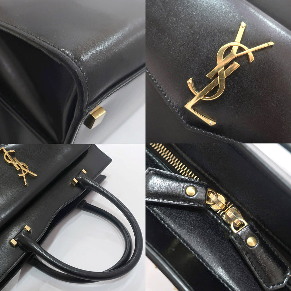 Yves Saint Laurent- 2 Way Hand Bag Shoulder Bag