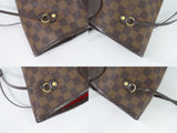 Louis Vuitton Neverfull MM Damier Ebene Tote Bag