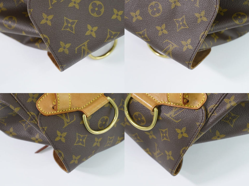Louis Vuitton Montsouris MM Rucksack Backpack Monogram Brown