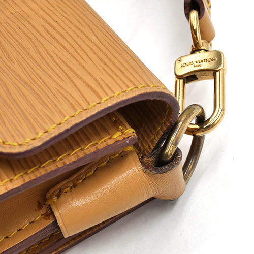 Louis Vuitton Epi Leather Biface Shoulder Bag Yellow