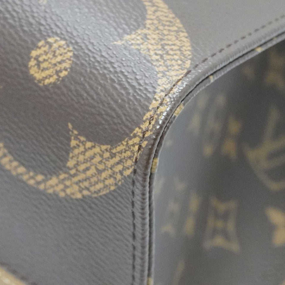 Louis Vuitton OnTheGo MM Handbag Shoulder Bag Brown