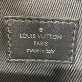 Louis Vuitton Monogram Eclipse Sac Plat Mini Shoulder Bag Black