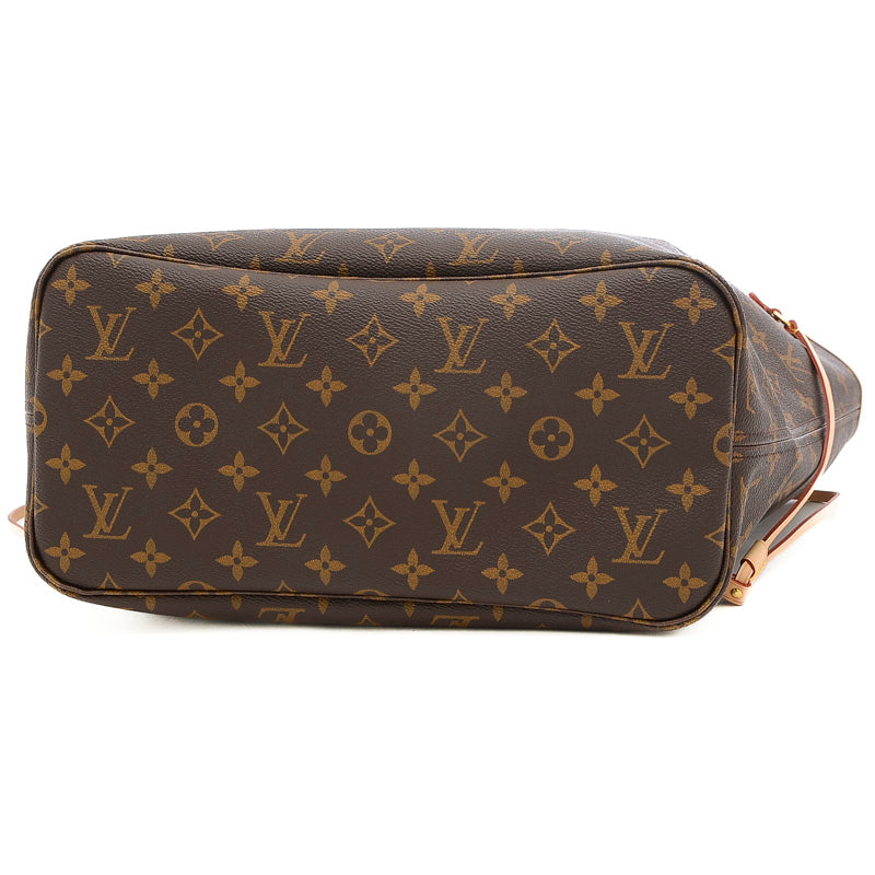 Louis Vuitton Monogram Neverfull MM Tote Bag Pivoine