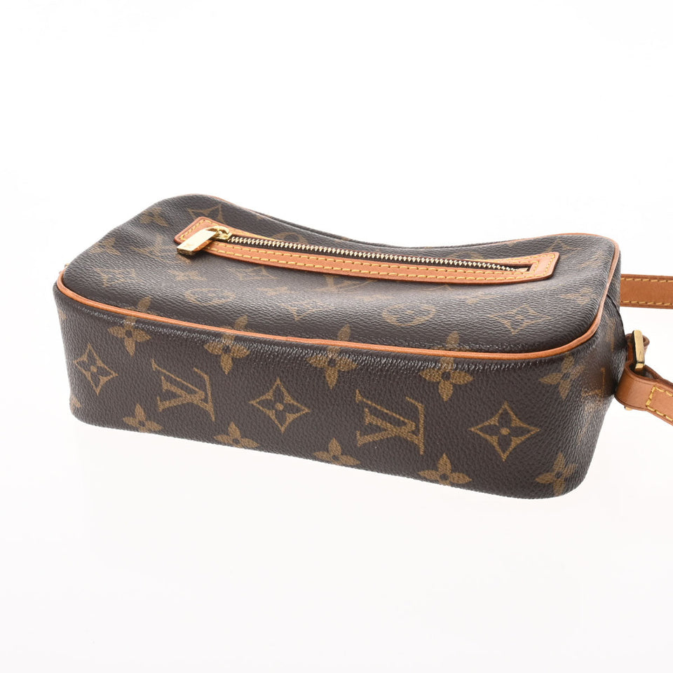 Louis Vuitton Monogram Pochette Cité Brown Handbag