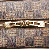 Louis Vuitton Damier Nolita Handbag Brown PVC Leather
