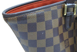 Louis Vuitton Shoulder Bag Tote Bag Manosque PM Damier Ebene Brown