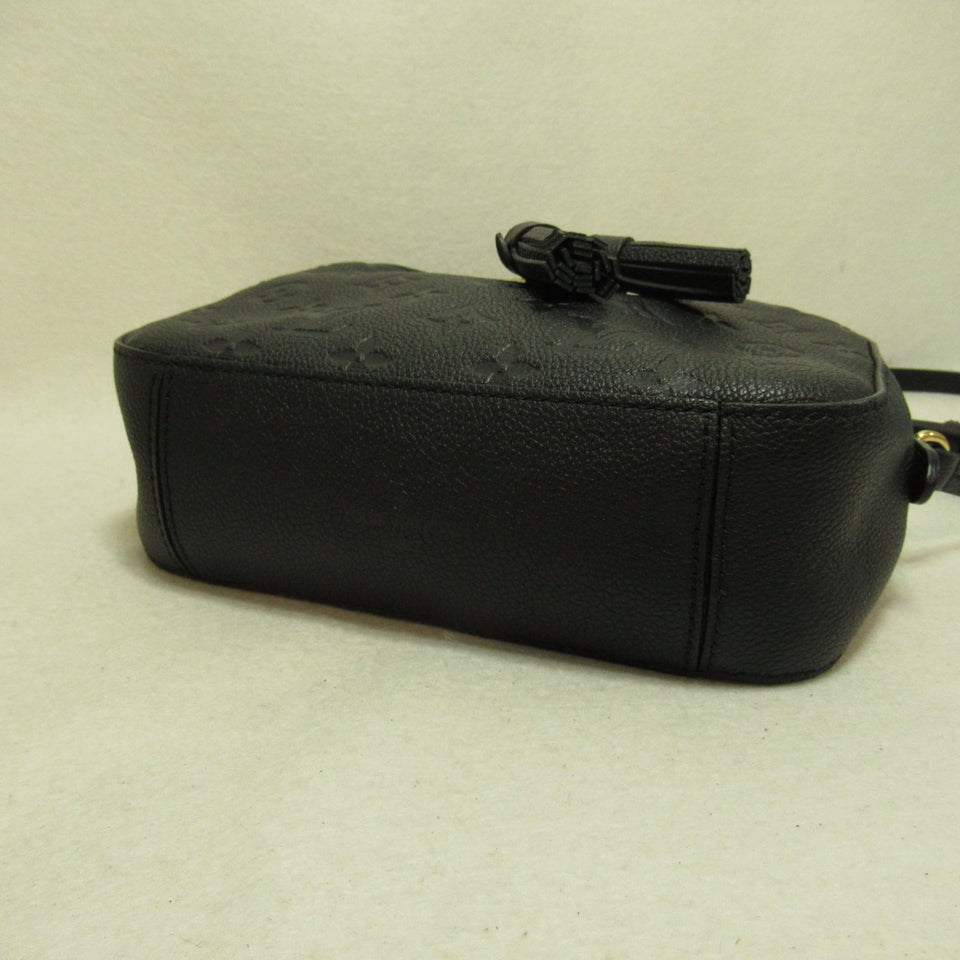 Louis Vuitton Saintonge Shoulder Bag  Monogram Implant Black