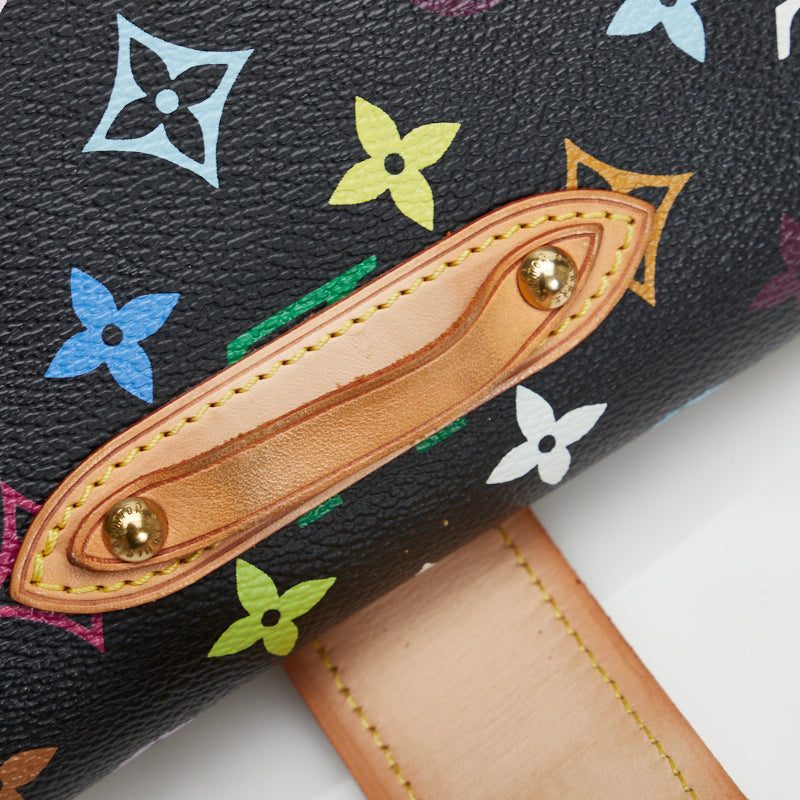 Louis Vuitton Monogram Multicolor Shirley Handbag Black Multicolor PVC Leather