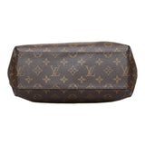Louis Vuitton Monogram Tuileries Shoulder Bag Brown Khaki Leather