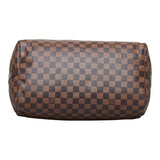 Louis Vuitton Damier Speedy 35 Bandouliere Ebene Brown Leather