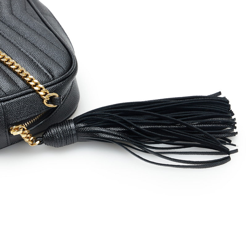 Saint Laurent- Tassel Chain Shoulder Bag Mini Crossbody Bag Black