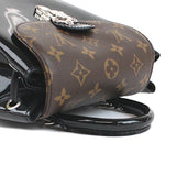 Louis Vuitton Monogram Patent Black Hot Springs Backpack Rucksack