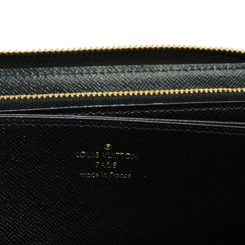 Louis Vuitton Long Wallet Zippy Wallet LV Logo Brown