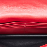 Saint Laurent- Chain Wallet Shoulder Bag Leather Red