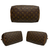 Louis Vuitton Speedy 25 Monogram Leather Mini Tote Brown
