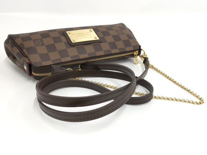 Louis Vuitton Eva 2way Shoulder Bag Damier Ebene