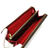 Louis Vuitton Damier Portefeuille Clemence Round Zipper Long Wallet