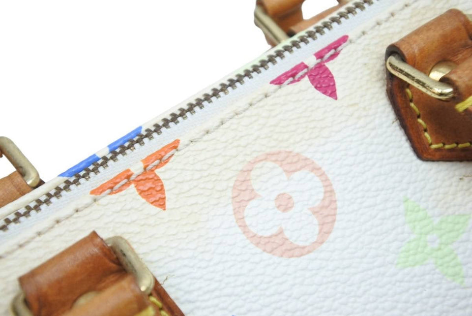 Louis Vuitton Takashi Murakami Mini Speedy White Bron Monogram