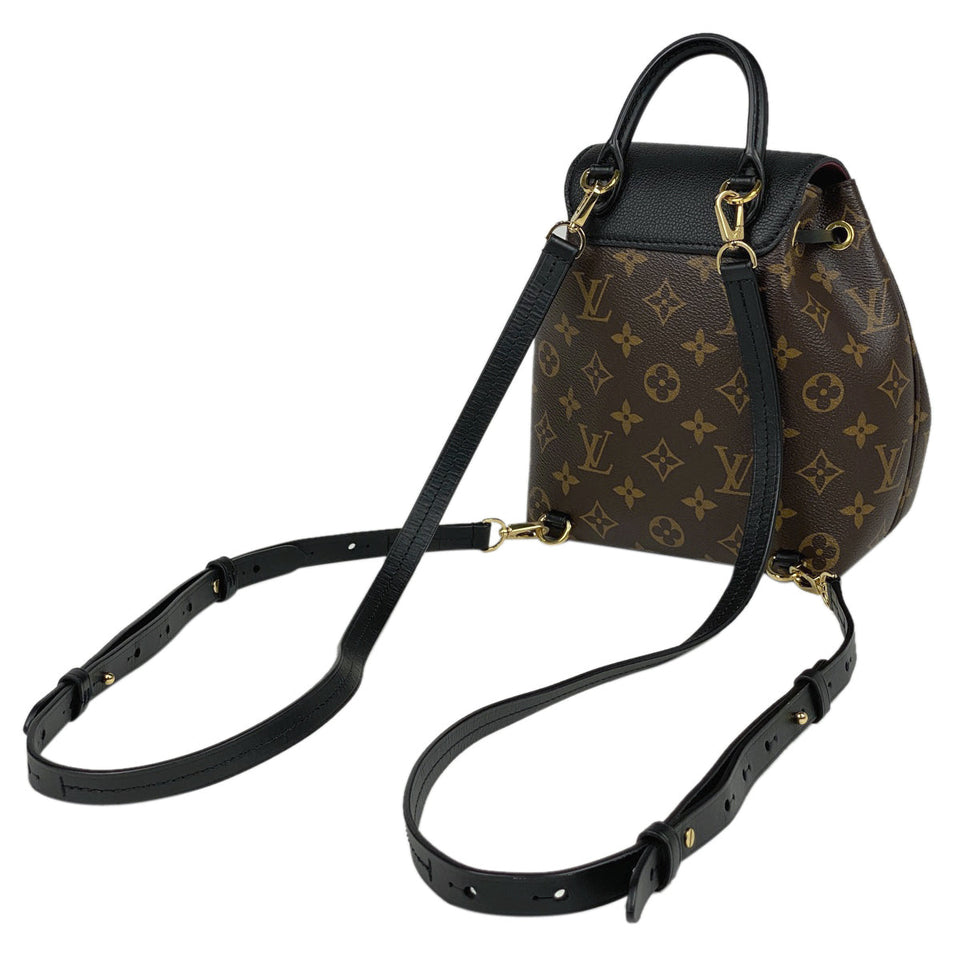Louis Vuitton Montsouris NM BB Backpack Monogram Brown Black