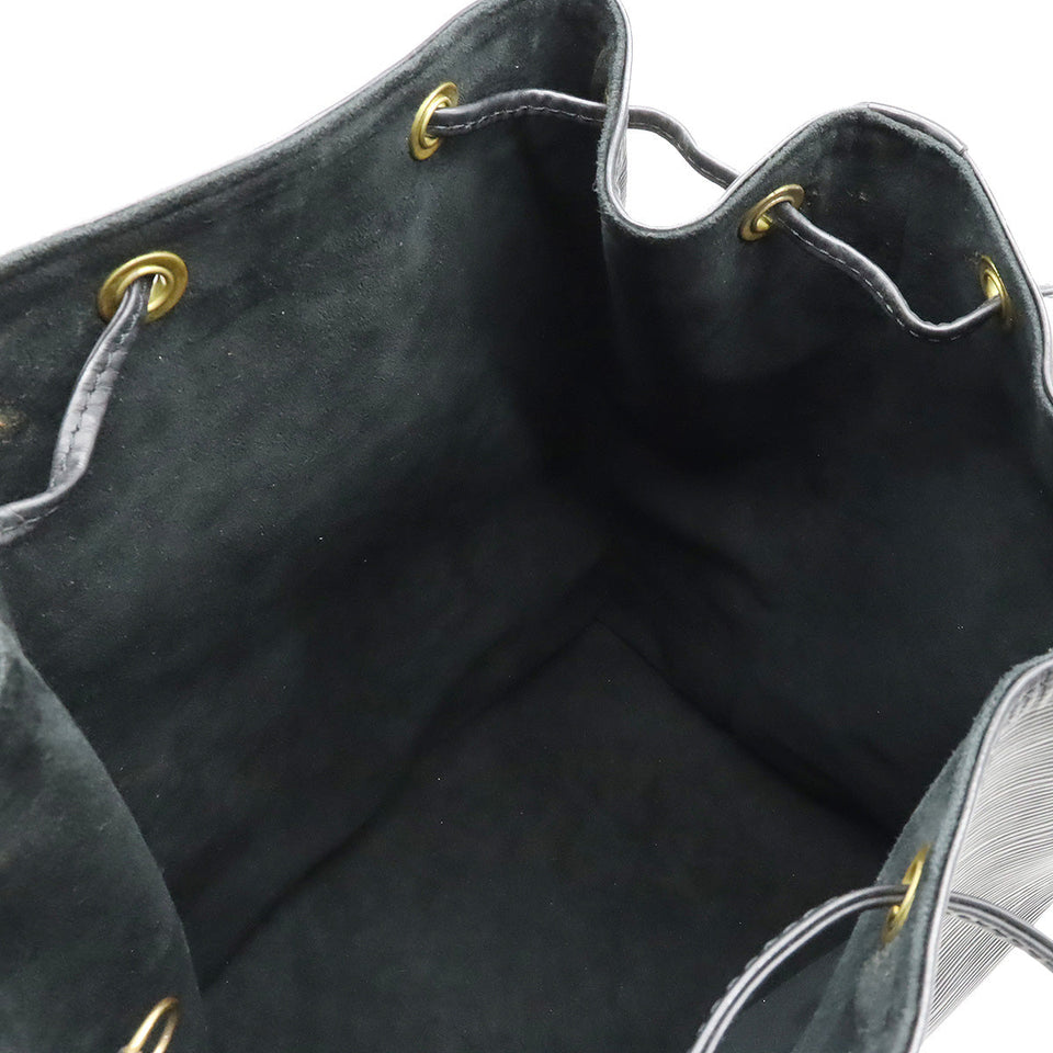 Louis Vuitton Epi Noe Shoulder Bag Noir Black