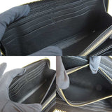 Louis Vuitton Wallet Bicolor Monogram Amplant Zippy Wallet Round Zipper Black