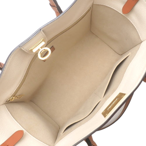 Louis Vuitton On My Side MM Shoulder Monogram Grain Calf Leather Creme