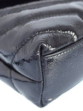 Saint Laurent- Paris Monogram Strap Bag Shoulder Bag Black