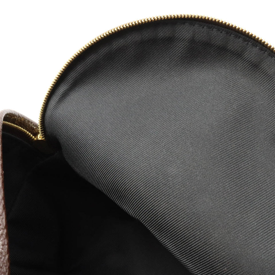Louis Vuitton Monogram Palm Springs Backpack Mini Rucksack Leather Black