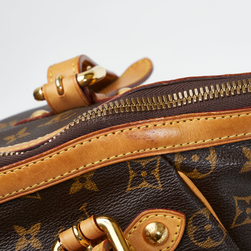 Louis Vuitton Monogram Tivoli GM Handbag Shoulder Bag Brown
