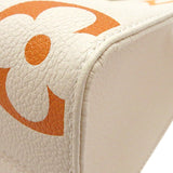 Louis Vuitton 2WAY Bag On The Go PM Tote Shoulder Bag Ivory x Orange