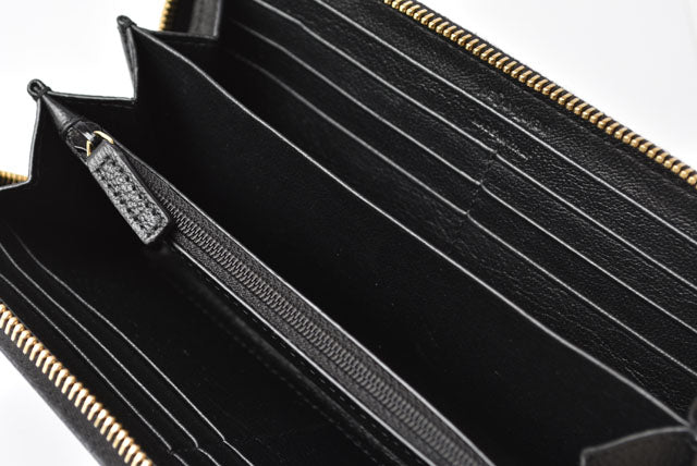 Saint Laurent- Paris Wallet Long Wallet Zipper Black