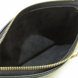 Louis Vuitton  Mini Pochette Accessoire Handbag Black Beige