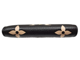 Louis Vuitton Portefeuille Victorine M80968 Folding wallet Monogram Implant leather Black x Beige