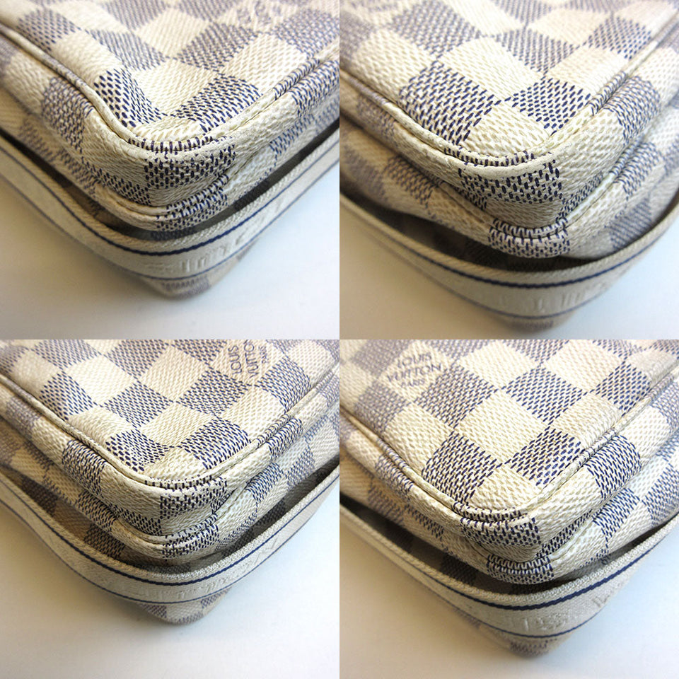 Louis Vuitton Bag Naviglio Damier Azur Shoulder Bag