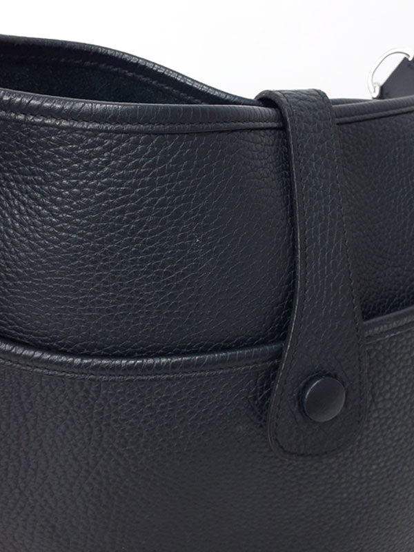 Hermes Evelyn GM 3 Trois Amazon Shoulder Bag Black