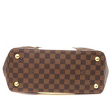 Louis Vuitton Jersey Damier Canvas Ebene Brown Tote Bag