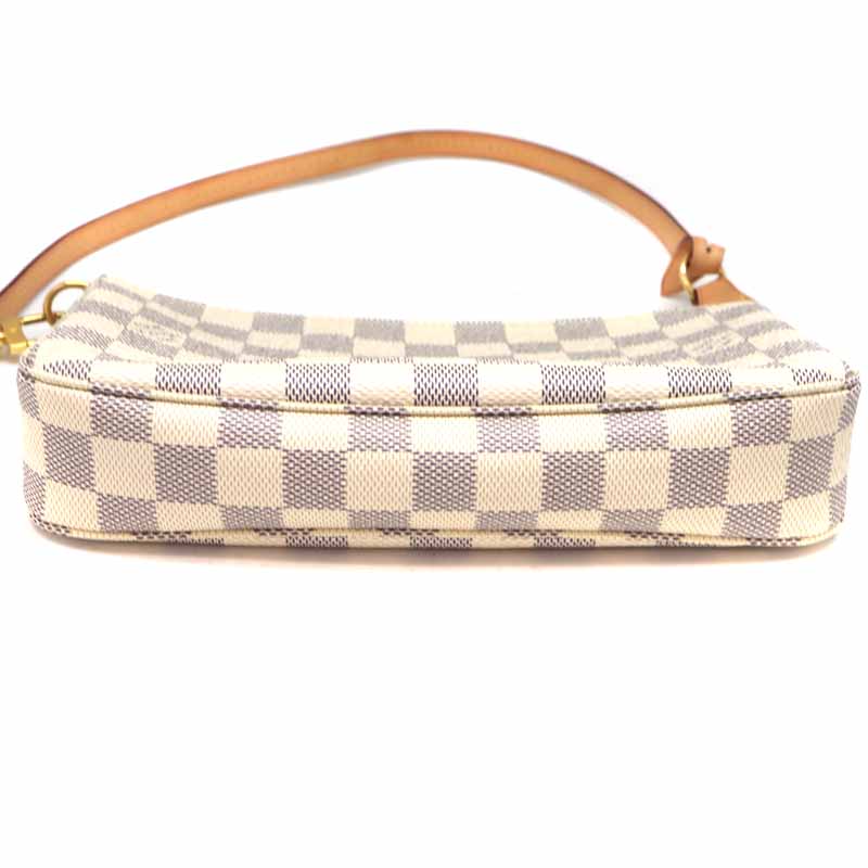 Louis Vuitton Pochette Accessoires Handbag Damier Canvas Azure