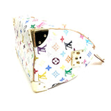 Louis Vuitton Monogram Multicolor Speedy 30 Boston Bag WH Bron White