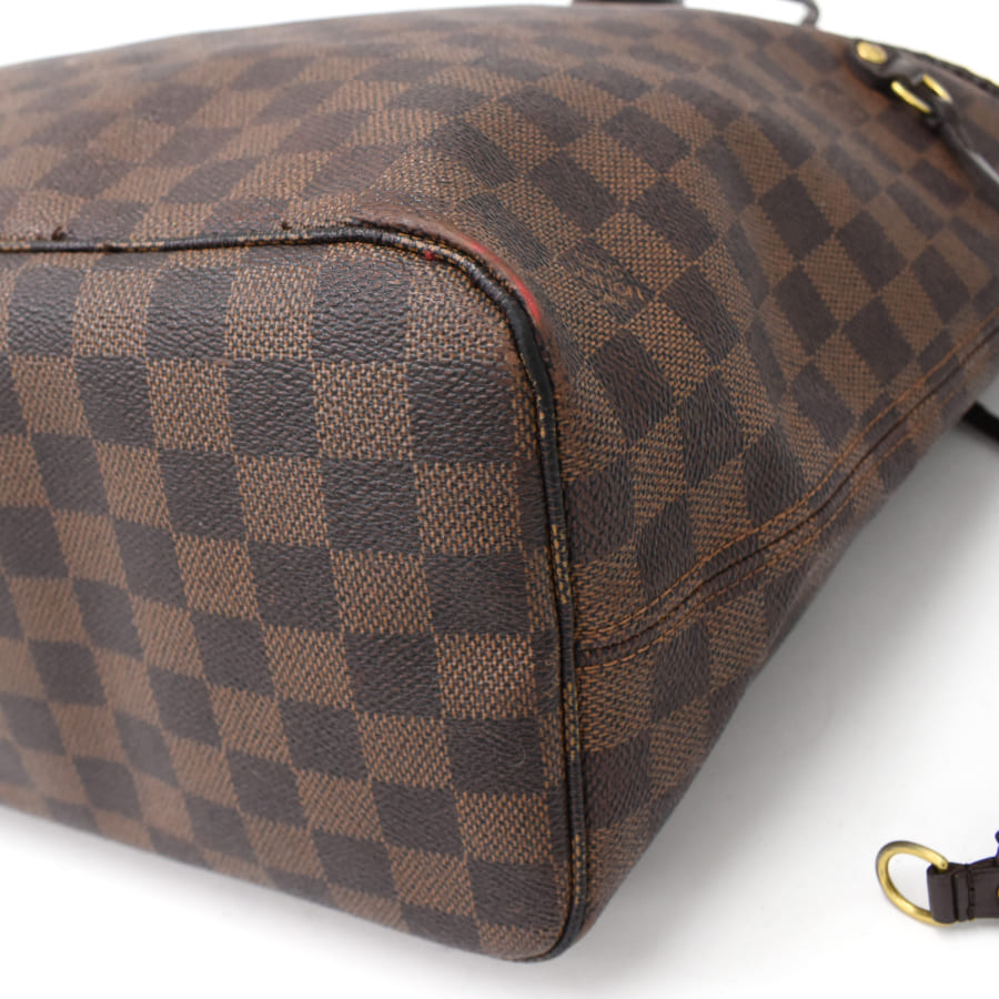Louis Vuitton Tote Bag Neverfull MM Damier Ebene Brown