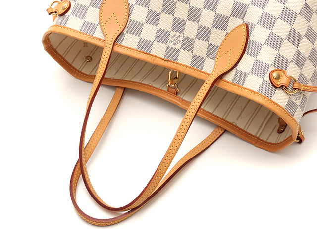 Louis Vuitton Neverfull PM Damier Azur Tote Bag