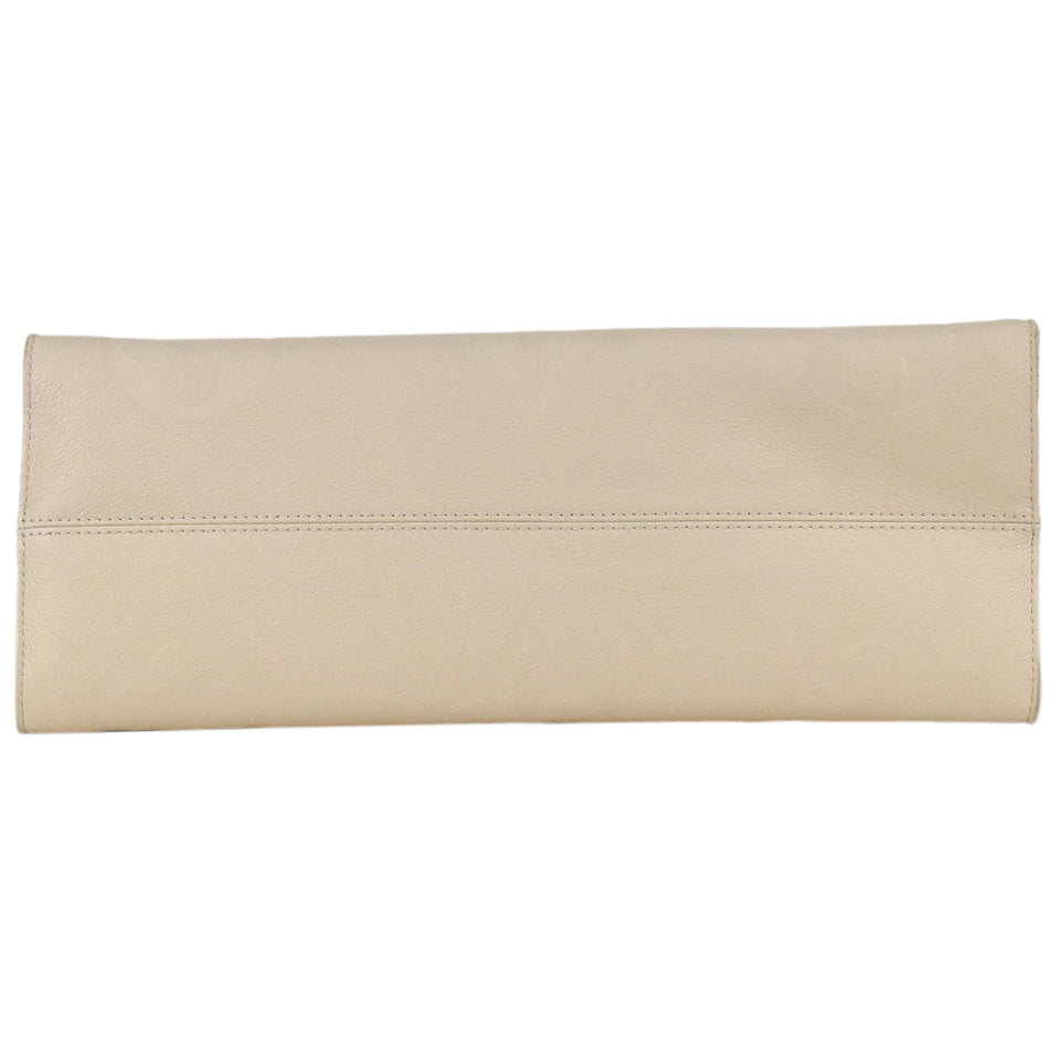 Louis Vuitton On The Go GM Shoulder Bag Monogram Creme