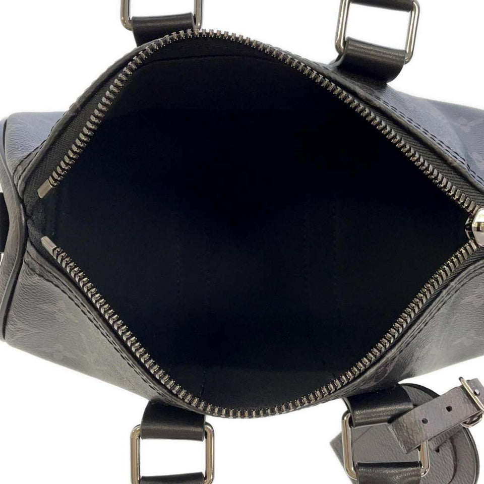 Louis Vuitton Handbag Monogram Eclipse Keepall Bandouliere 25 Black