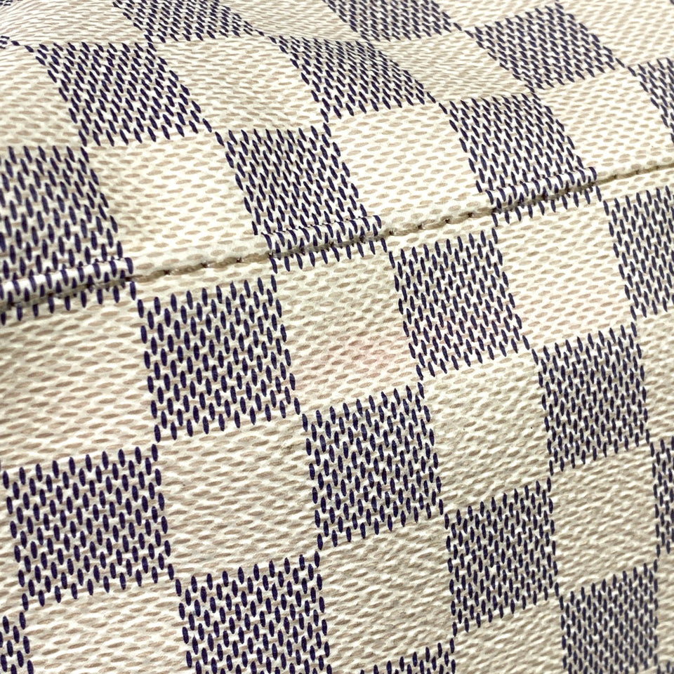 Louis Vuitton Sperone Backpack Daypack Rucksack Damier Azur White