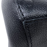 Louis Vuitton Montaigne MM Shoulder Bag Implant Noir Black