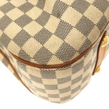 Louis Vuitton Siracusa GM Handbag Azur Damier Azur Canvas