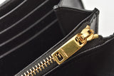 Saint Laurent- Paris Wallet Long Wallet Leather Black